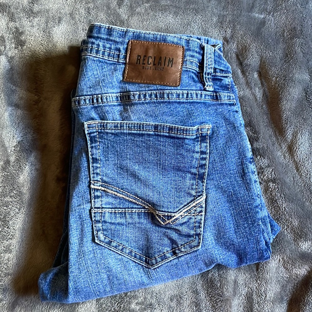 Reclaim blue jeans